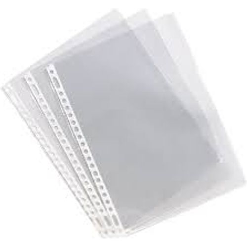 غلاف بلاستيكي A4 - مثقوب 80 ميكرو - علبة تحتوي على 100 - 3